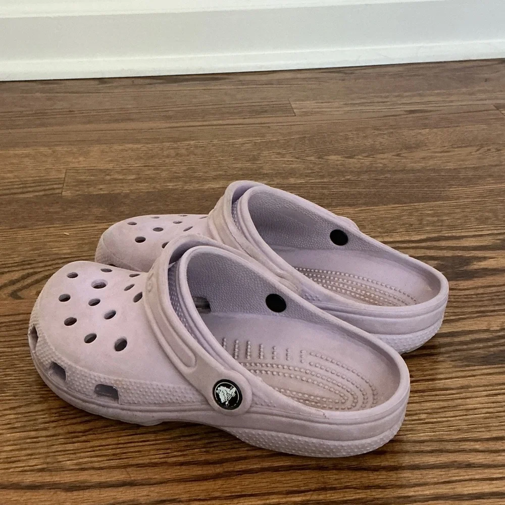 Kids Purple Crocs